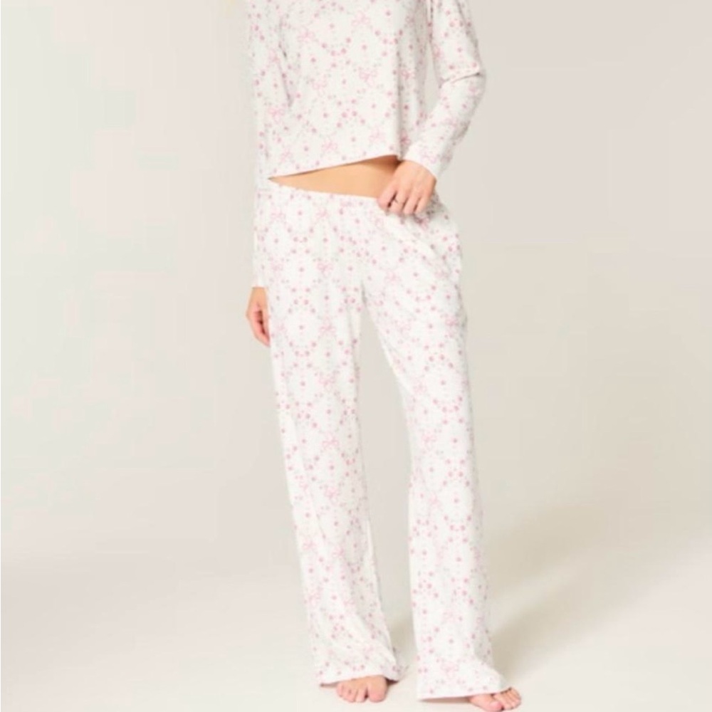 Hollister Bow Print pj pants XS